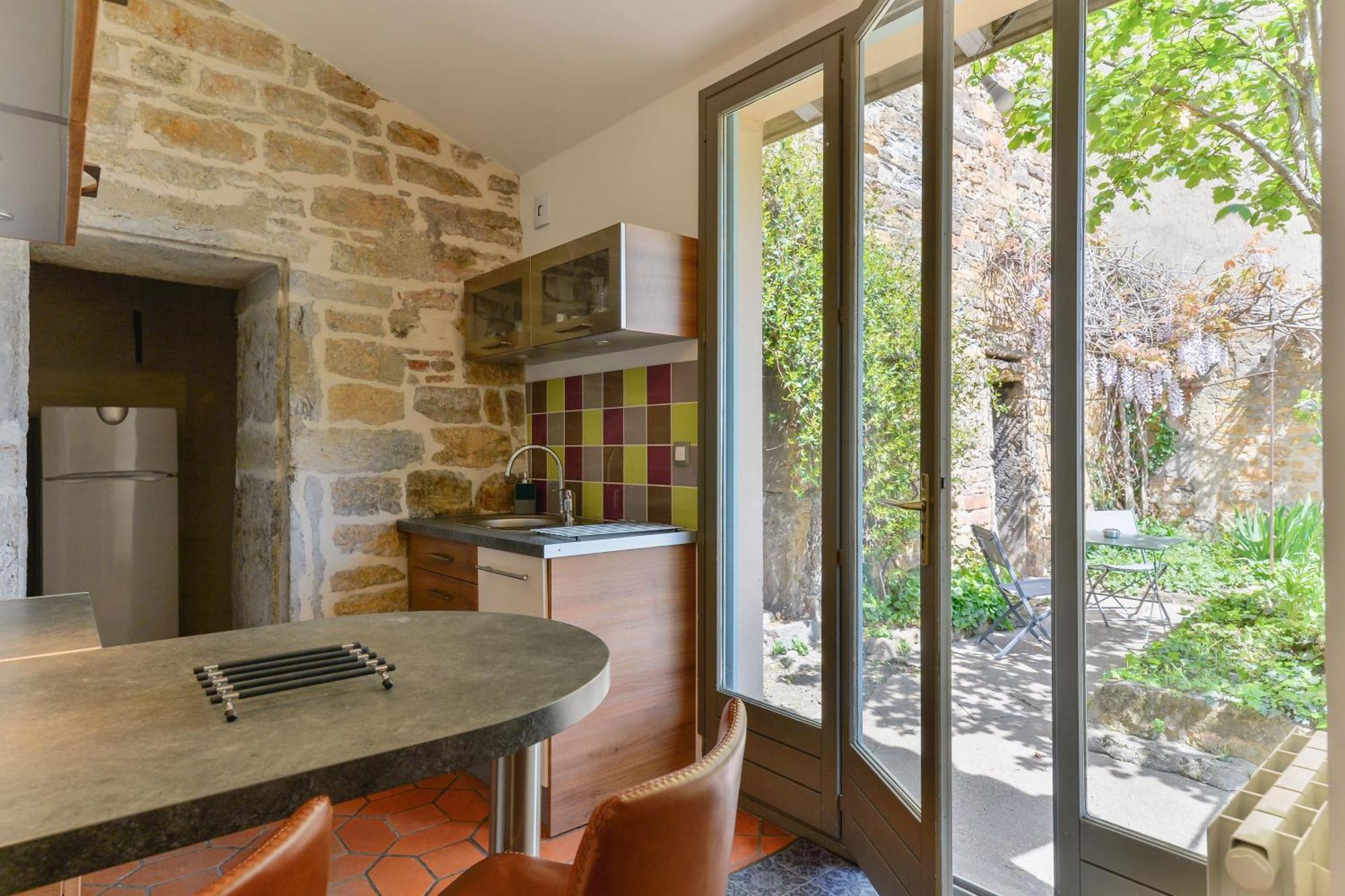 Les Jardins Du Gourguillon Apartment Lyon Bagian luar foto